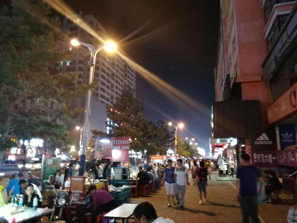 街景照片,从照片中可以看到这里有多热闹